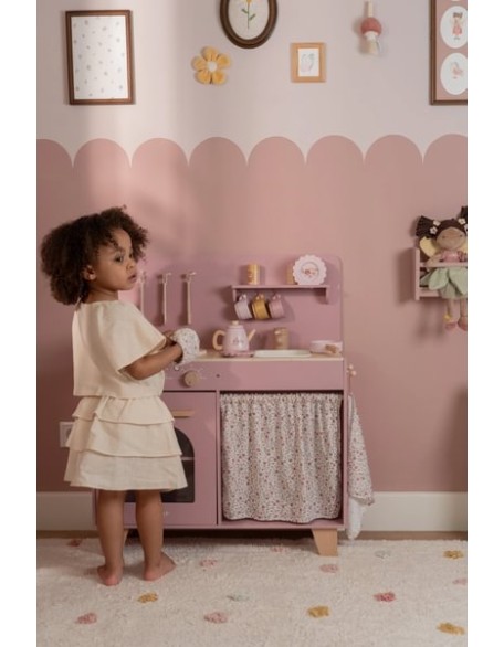 Розева кујна со додатоци за готвење - Little Dutch