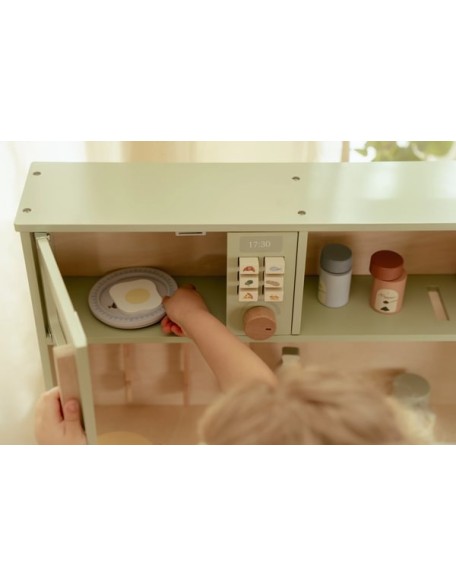 Дрвена кујна со додатоци за готвење - Little Dutch