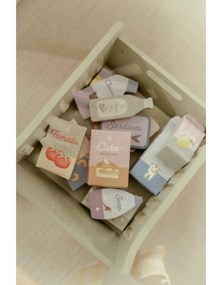 Дрвена количка за пазар  - Little Dutch