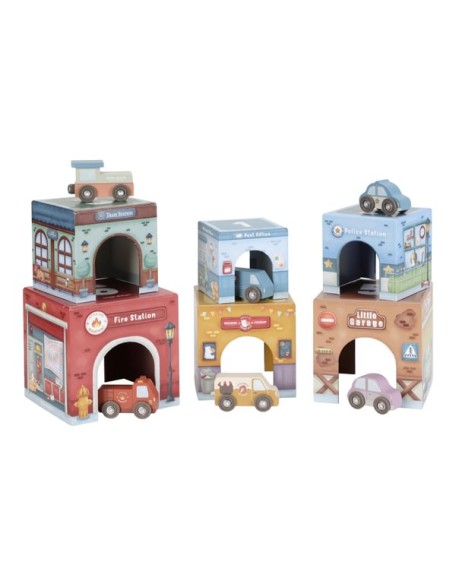 Сет блокови со возила - Little Dutch