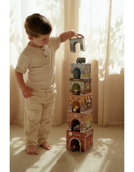 Сет блокови со возила - Little Dutch