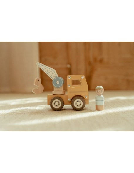 Сет дрвен кран - Little Dutch