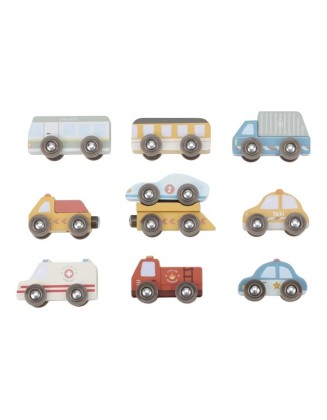 Сет дрвени возила - Little Dutch