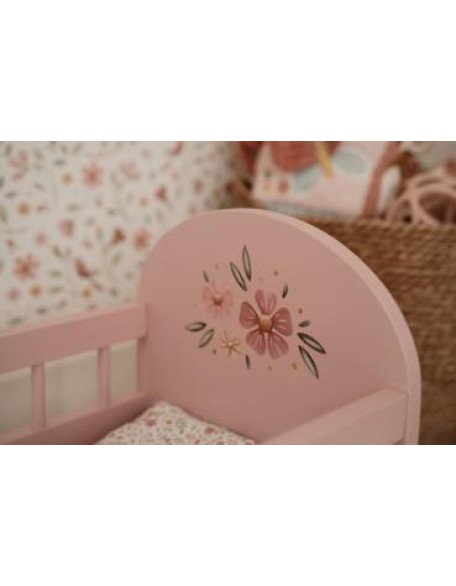 Креветче за кукли со постелнина - Fairy Garden, Little Dutch