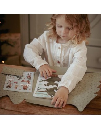 Новогодишна стикер книга - Little Dutch