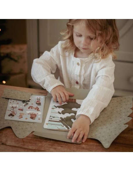 Новогодишна стикер книга - Little Dutch