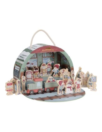 Advent календар со новогодишен воз - Little Dutch