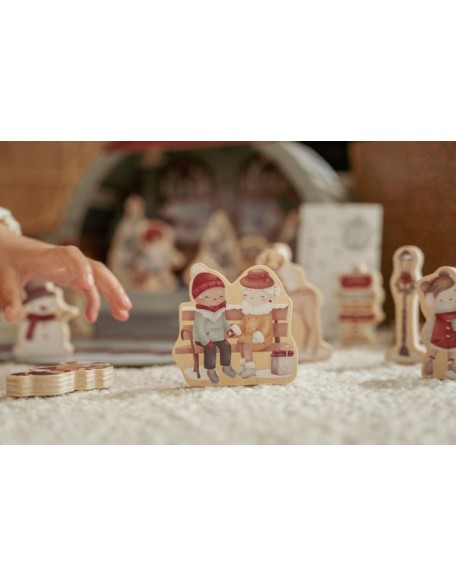 Advent календар со новогодишен воз - Little Dutch