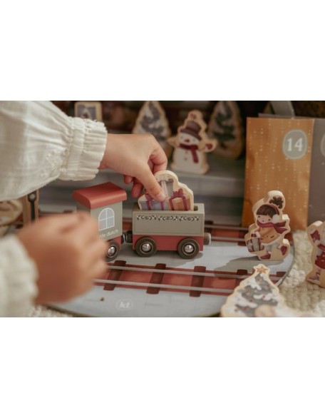 Advent календар со новогодишен воз - Little Dutch