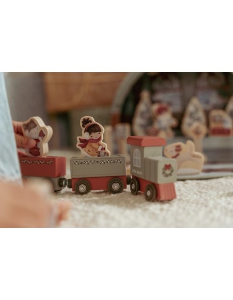 Advent календар со новогодишен воз - Little Dutch