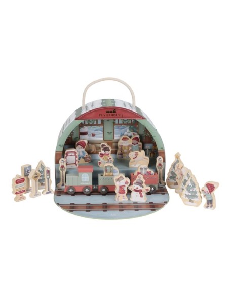 Advent календар со новогодишен воз - Little Dutch