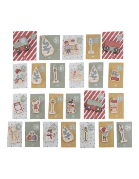 Advent календар со новогодишен воз - Little Dutch