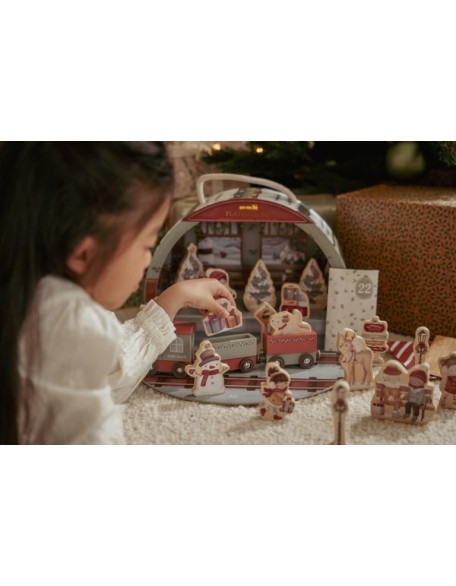 Advent календар со новогодишен воз - Little Dutch