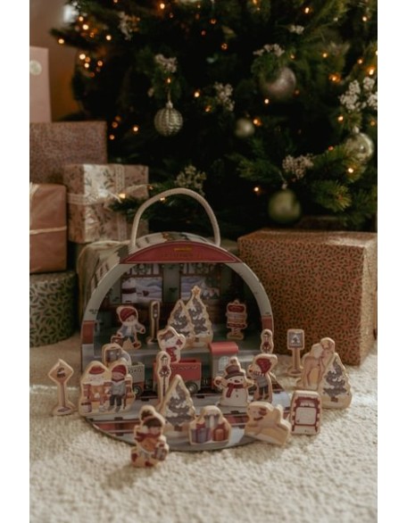 Advent календар со новогодишен воз - Little Dutch