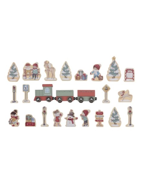 Advent календар со новогодишен воз - Little Dutch