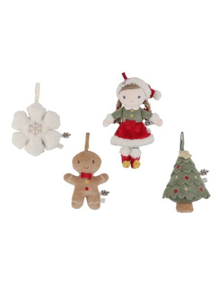 Новогодишни меки лампиони Роса - Little Dutch