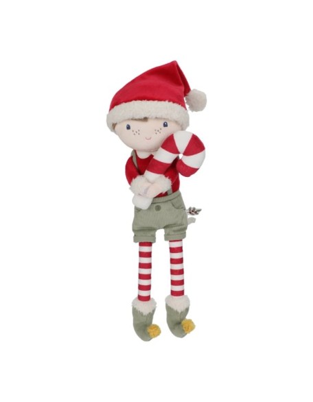 Новогодишна мека кукла Џим - 35 см, Little Dutch