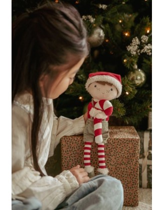 Новогодишна мека кукла Џим - 35 см, Little Dutch