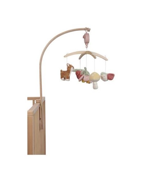 Музичка вртелешка со меки играчки - Fairy Garden, Little Dutch