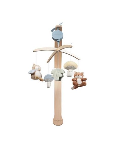 Музичка вртелешка со меки играчки - Forest friends, Little Dutch