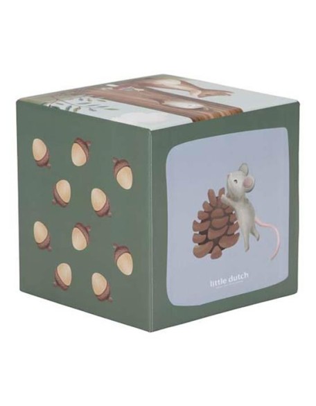 Кула од коцки за редење - Forest friends, Little Dutch Кула од коцки за редење - Forest friends, Little Dutch