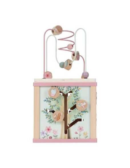 Дрвена коцка со активности - Fairy Garden, Little Dutch