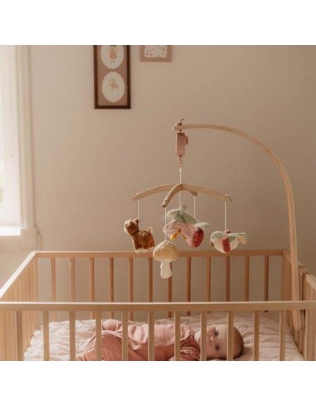 Музичка вртелешка со меки играчки - Fairy Garden, Little Dutch