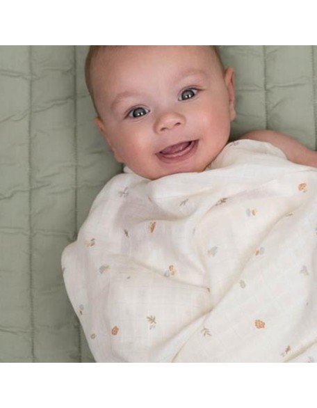 Муслин за повивање 120х120 cm -Forest Treasures, Little Dutch